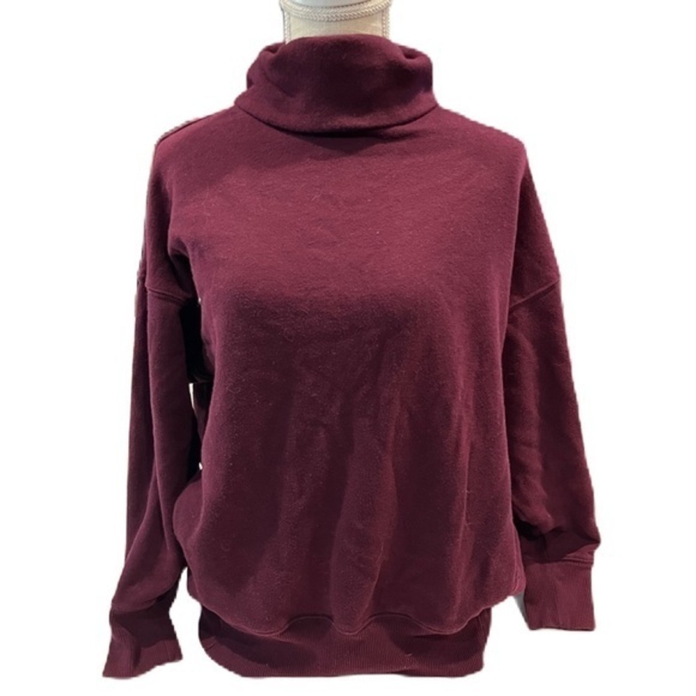 Aerie Deep Purple Turtleneck Sweater women’s m - Picture 1 of 5